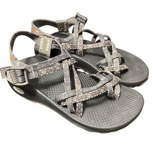 Chaco Women's Z/Cloud X2 Sandals Gray Orange Sport Casual‎ Size 7